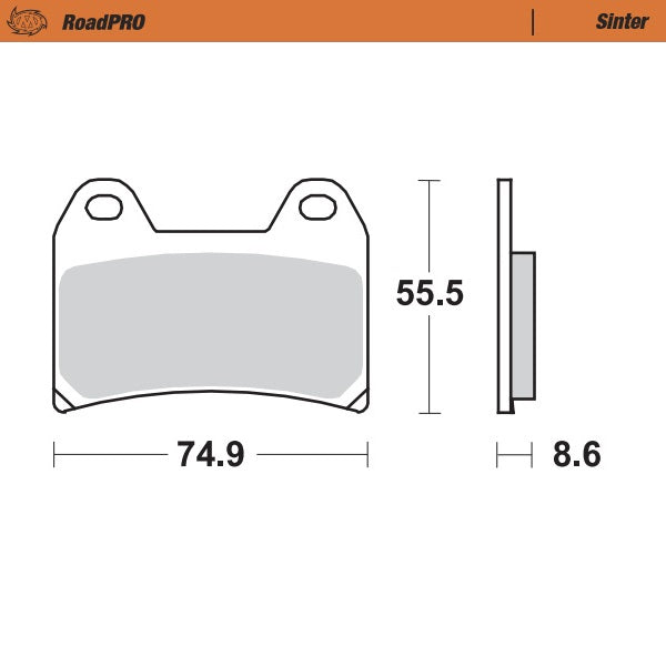 Moto-Master RoadPRO Sinter Brake Pads 404301