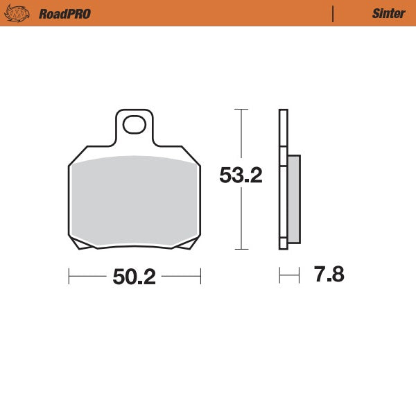 Moto-Master RoadPRO Sinter Brake Pads 404802