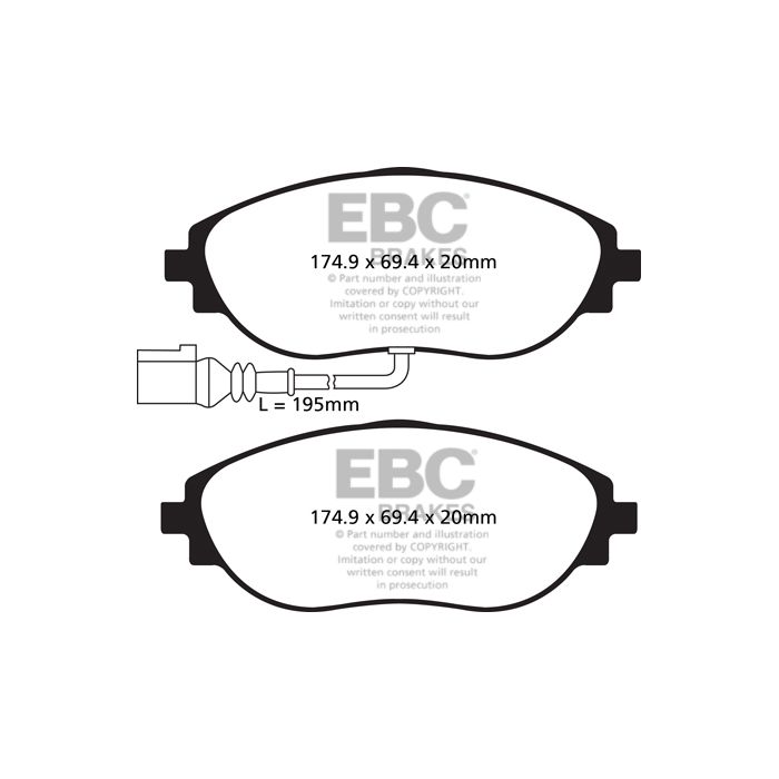 EBC Yellowstuff™ Brake Pads DP42127R