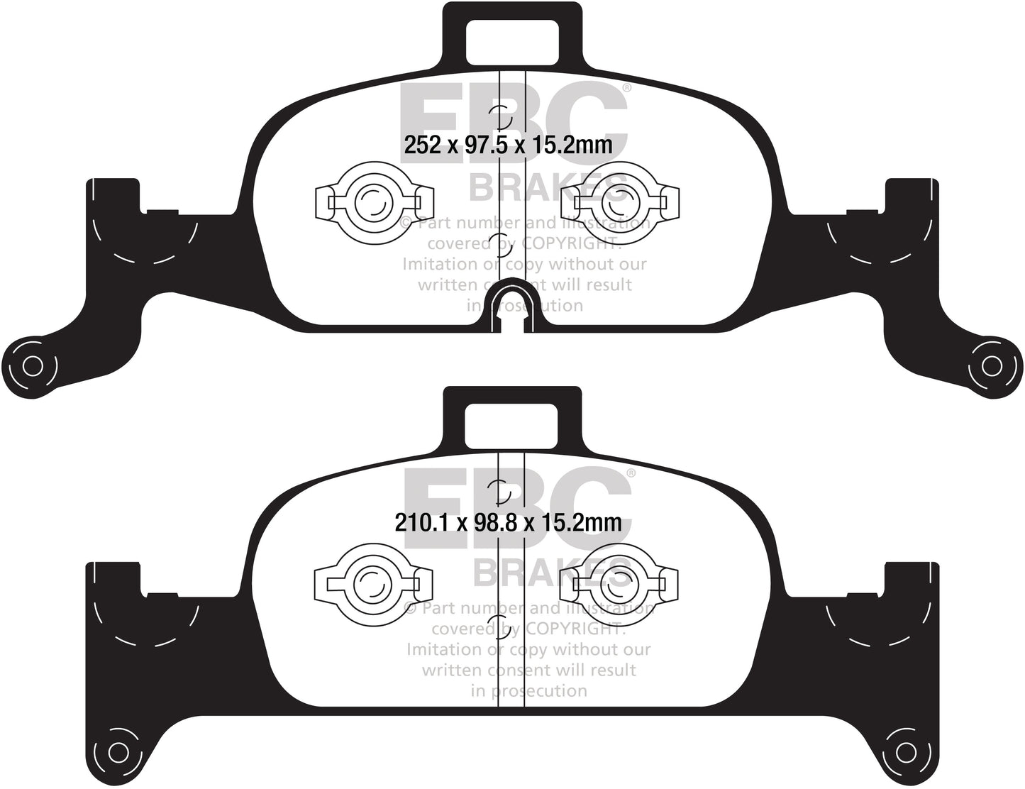 EBC Ultimax2™ Brake Pads DPX2290