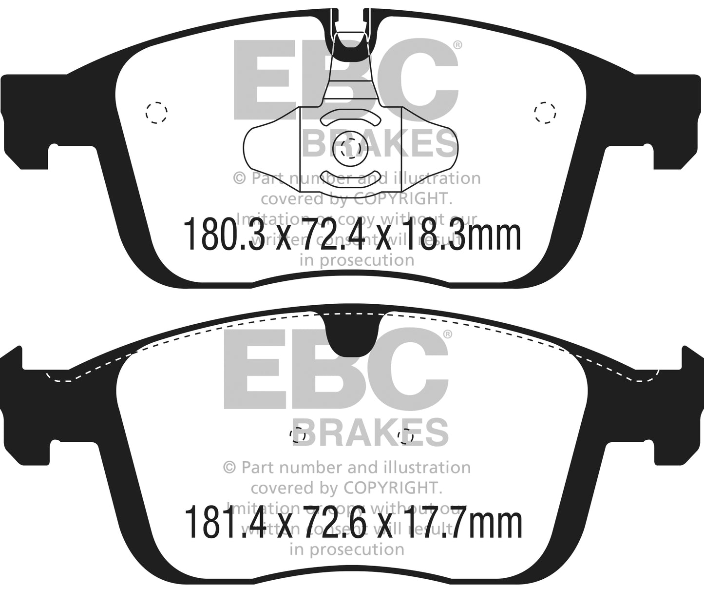 EBC Ultimax2™ Brake Pads DPX2296