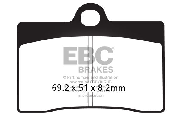 EBC Brakes Double-H Series Sintered Brake Pads FA095HH