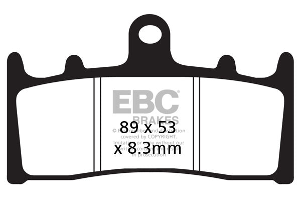 EBC Brakes Double-H Series Sintered Brake Pads FA188HH