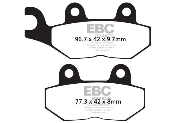 EBC Brakes Double-H Series Sintered Brake Pads FA214/2HH