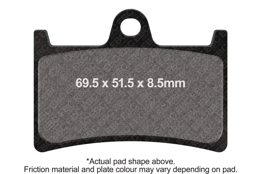 EBC Brakes Double-H Series Sintered Brake Pads FA252HH