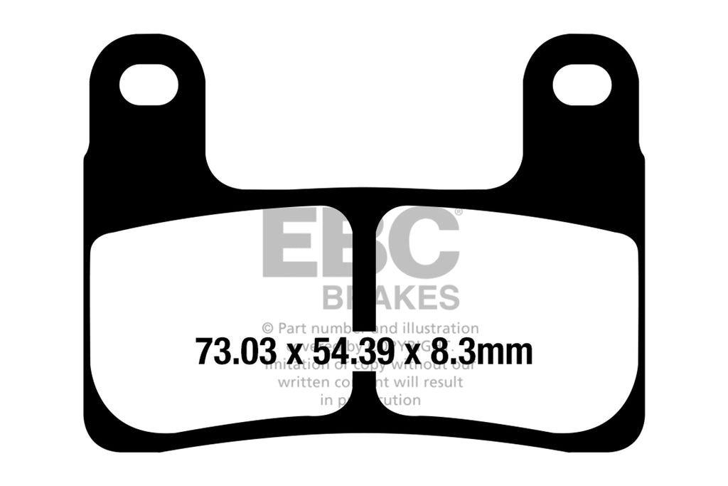 EBC Brakes Double-H Series Sintered Brake Pads FA724HH