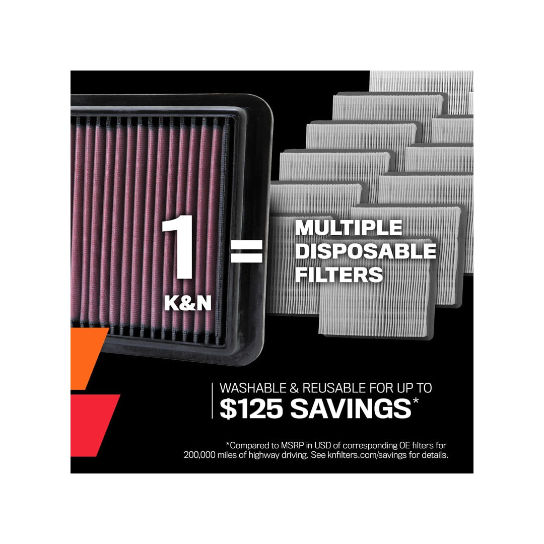 K&N Replacement Air Filter 33-2484