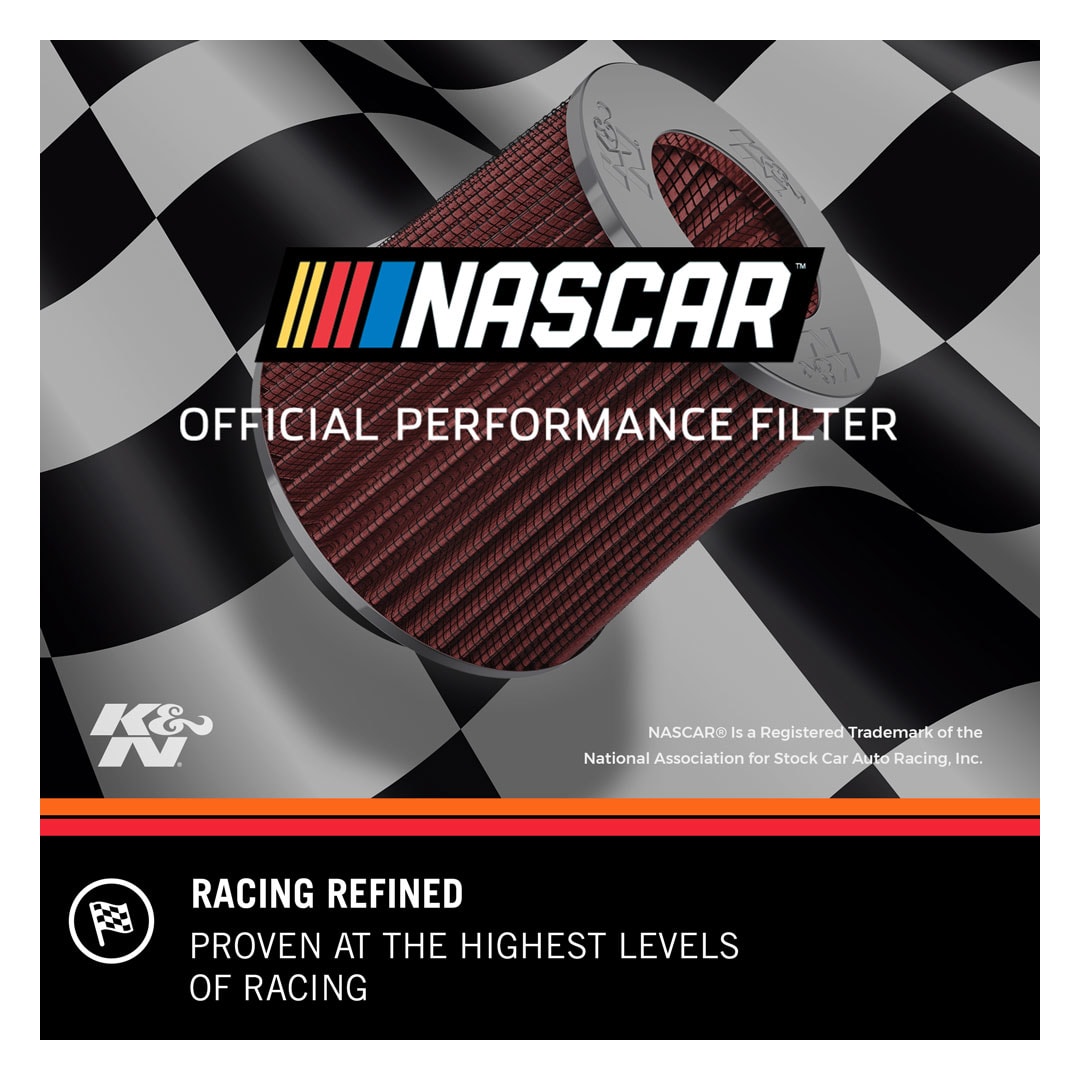 K&N Universal High-Flow Performance Air Filter RG-1001RD