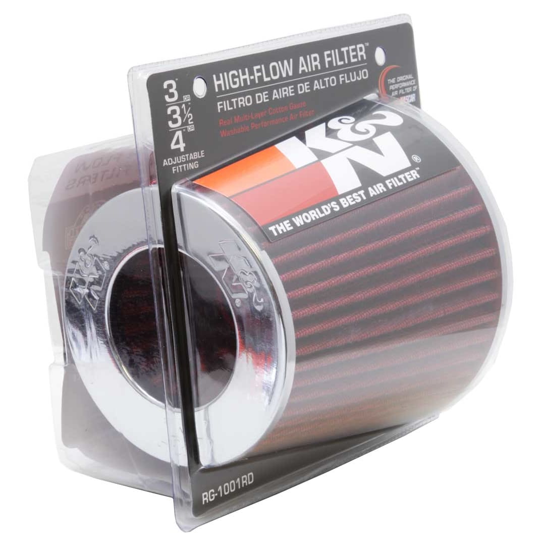 K&N Universal High-Flow Performance Air Filter RG-1001RD