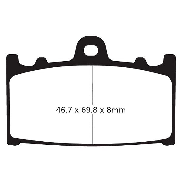 EBC Brakes Double-H Series Sintered Brake Pads FA158HH