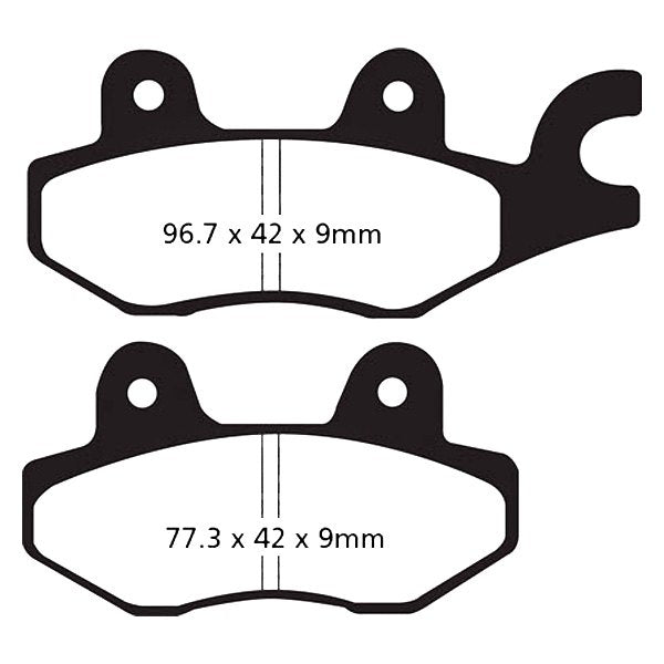 EBC Brakes Double-H Series Sintered Brake Pads FA197HH