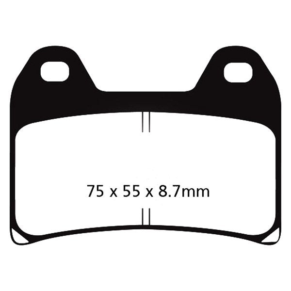 EBC Brakes Double-H Series Sintered Brake Pads FA244HH