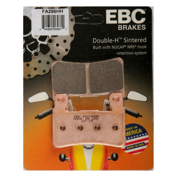 EBC Brakes Double-H Series Sintered Brake Pads FA296HH