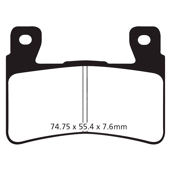 EBC Brakes Double-H Series Sintered Brake Pads FA296HH