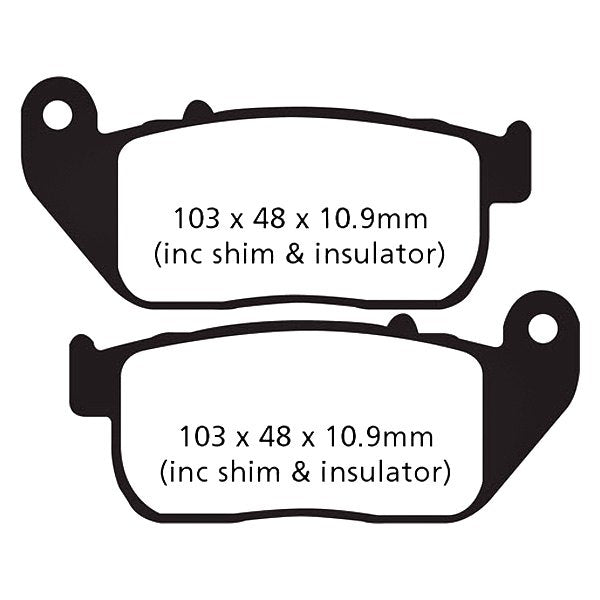 EBC Brakes Double-H Series Sintered Brake Pads FA381HH