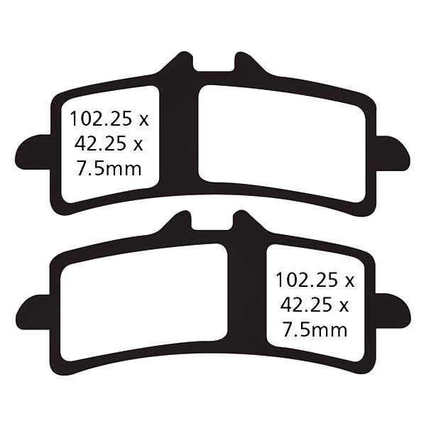 EBC Brakes Double-H Series Sintered Brake Pads FA447HH
