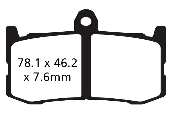 EBC Brakes Double-H Series Sintered Brake Pads FA491HH