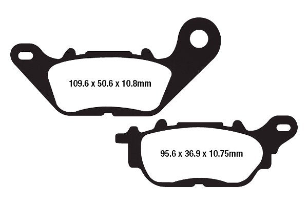 EBC Brakes Double-H Series Sintered Brake Pads FA662HH