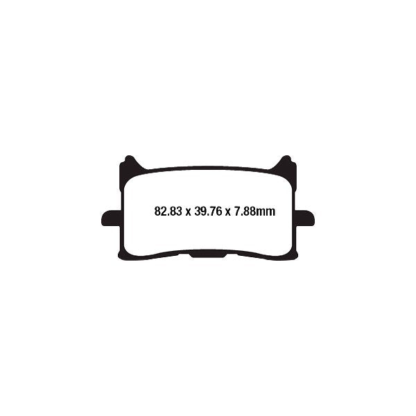 EBC Brakes Double-H Series Sintered Brake Pads FA679HH