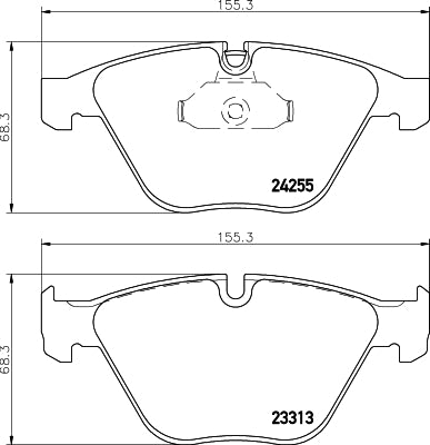 HELLA PAGID Brake Pad Set T1770