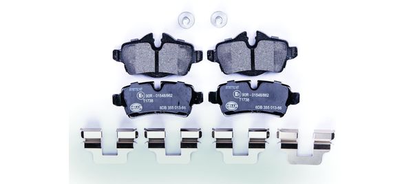 HELLA PAGID Brake Pad Set T1738