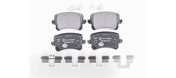 HELLA PAGID Brake Pad Set T2633