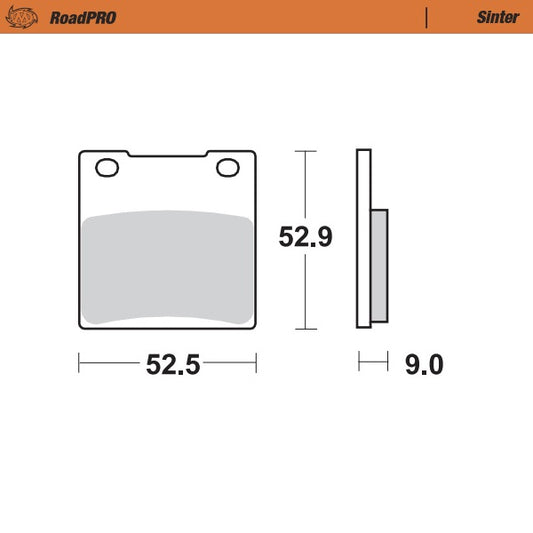 Moto-Master RoadPRO Sinter Brake Pads 401902