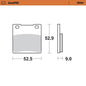 Moto-Master RoadPRO Sinter Brake Pads 401902