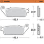 Moto-Master RoadPRO Sinter Brake Pads 402501