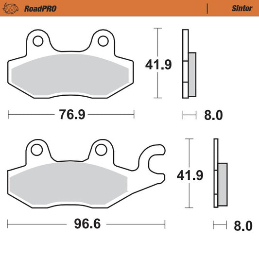 Moto-Master RoadPRO Sinter Brake Pads 402901