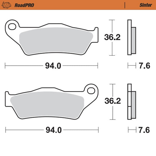 Moto-Master RoadPRO Sinter Brake Pads 403202