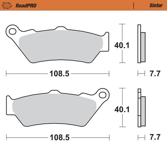 Moto-Master RoadPRO Sinter Brake Pads 403302