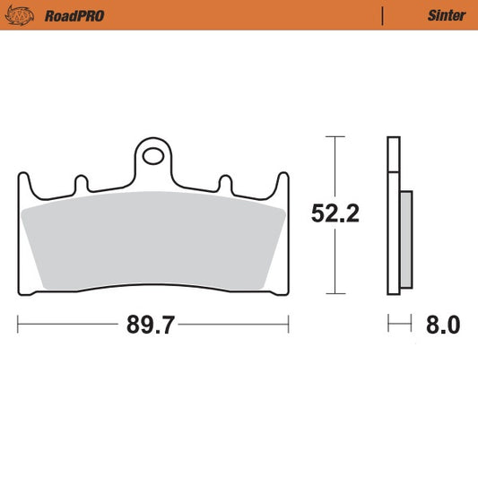 Moto-Master RoadPRO Sinter Brake Pads 403601
