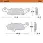 Moto-Master RoadPRO Sinter Brake Pads 404101
