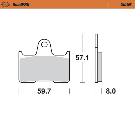Moto-Master RoadPRO Sinter Brake Pads 404402