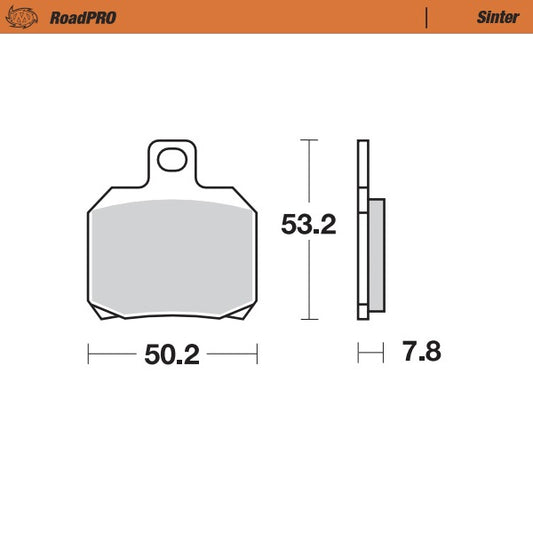 Moto-Master RoadPRO Sinter Brake Pads 404802