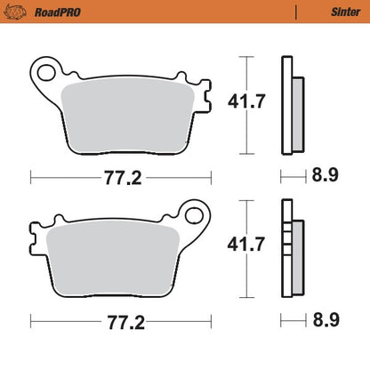 Moto-Master RoadPRO Sinter Brake Pads 406702