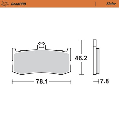 Moto-Master RoadPRO Sinter Brake Pads 407301