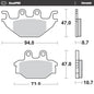 Moto-Master RoadPRO Ceramic Brake Pads 409004