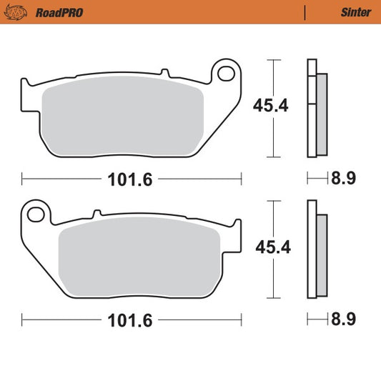Moto-Master RoadPRO Sinter Brake Pads 410401