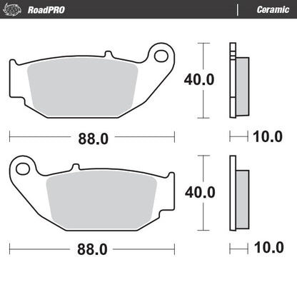 Moto-Master RoadPRO Ceramic Brake Pads 410604