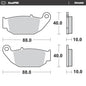 Moto-Master RoadPRO Ceramic Brake Pads 410604