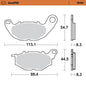 Moto-Master RoadPRO Sinter Brake Pads 412501