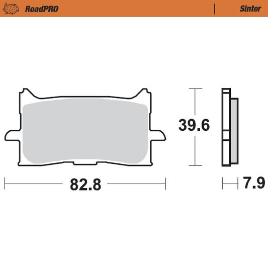 Moto-Master RoadPRO Sinter Brake Pads 412701