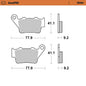 Moto-Master RoadPRO Sinter Brake Pads 413403