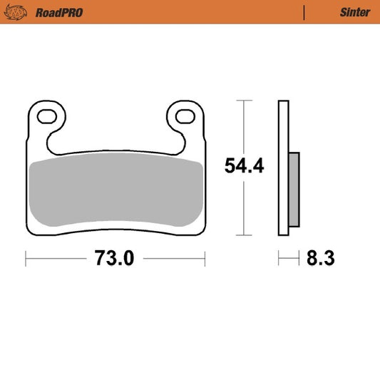 Moto-Master RoadPRO Sinter Brake Pads 413501