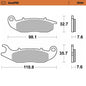 Moto-Master RoadPRO Sinter Brake Pads 414101