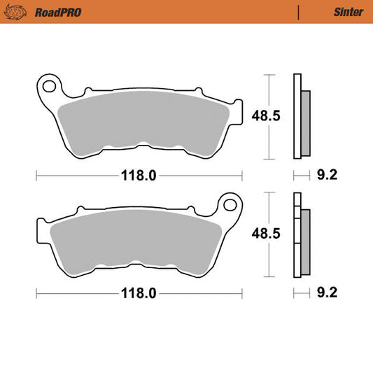 Moto-Master RoadPRO Sinter Brake Pads 414801