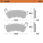 Moto-Master RoadPRO Sinter Brake Pads 414801