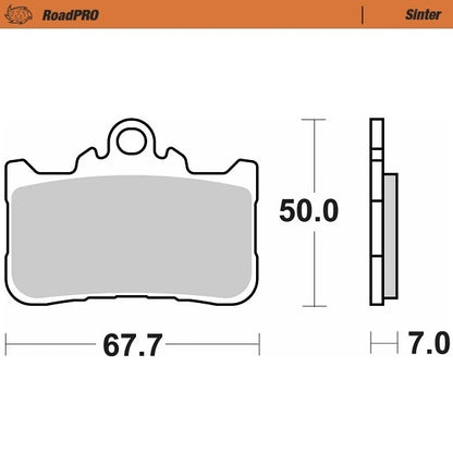 Moto-Master RoadPRO Sinter Brake Pads 415101